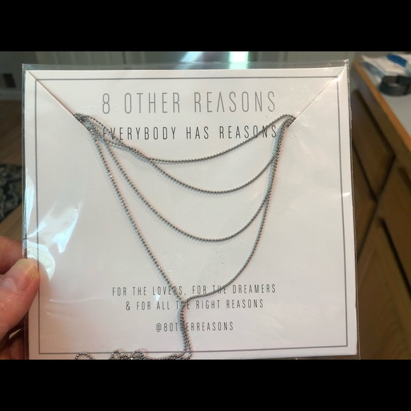 8 Other Reasons Silvertone Choker - Picture 2 of 4